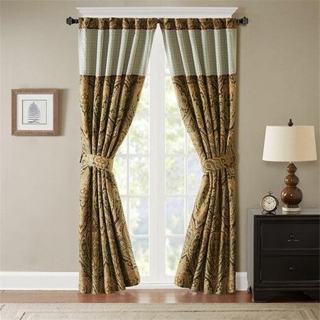 Hampton Hill FB40-1129 Polyester Jacquard Pieced Window Panel